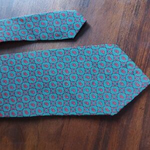 Polo by Ralph Lauren Green and Red Tie